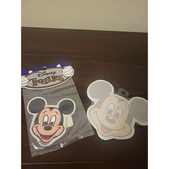 Other - Rare Vintage Walt Disney Treasures Mickey Patch and notepad